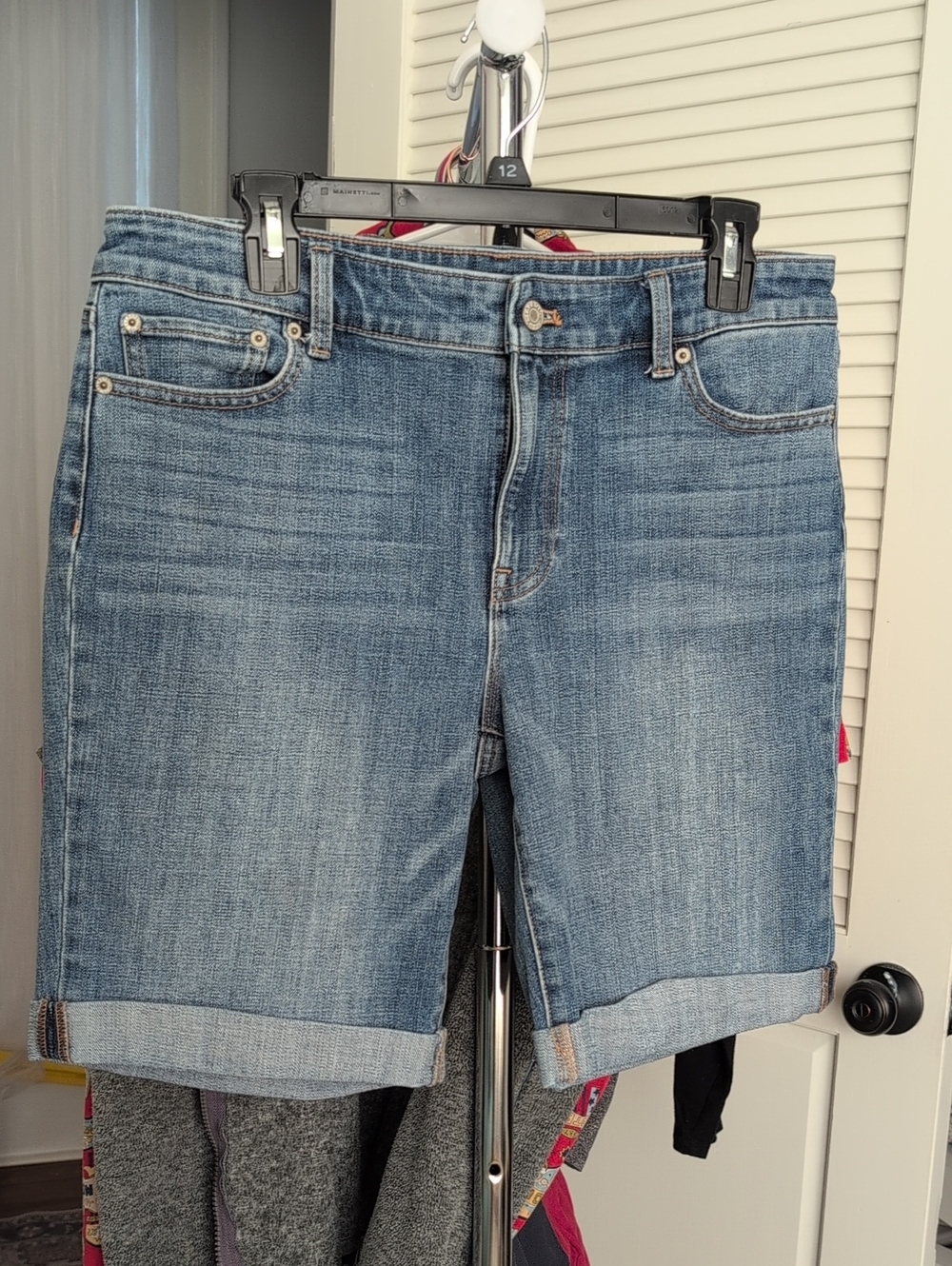 Talbots Flawless Mid Blue Denim Shorts